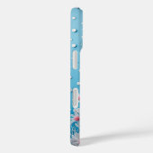 Bloemstuk met stippenachtergrond Case-Mate iPhone case (Achterkant / Rechts)