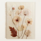 Bloemstuk met vintage wilde bloemen planner (Voorkant)