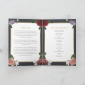 Bloemstuk Order Of Service Funeral Memorial Progra Programma (Binnen)
