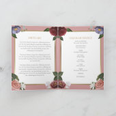Bloemstuk Order Of Service Funeralie Herdenkingspr Programma (Binnen)