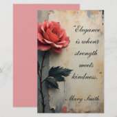 Bloemstuk Overvloed  Briefpapier (Voorkant / Achterkant)