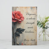 Bloemstuk Overvloed  Briefpapier (Staand voorkant)