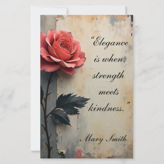 Bloemstuk Overvloed  Briefpapier (Voorkant)