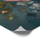 Bloemstuk overvloed poster (Hoek)