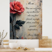 Bloemstuk Overvloed  Poster (Keuken)