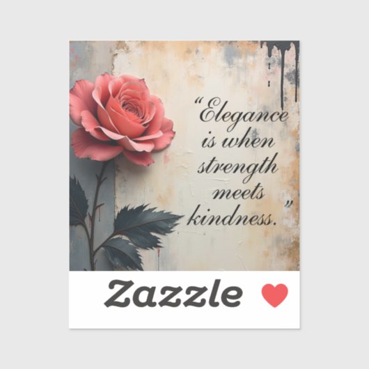 Bloemstuk overvloed  sticker (Vel)