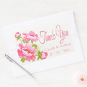 Bloemstuk Rechthoekige Sticker (Envelop)