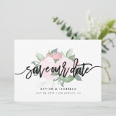 Bloemstuk | Save The Date Aankondiging (Staand voorkant)