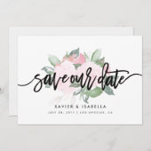 Bloemstuk | Save The Date Aankondiging (Voorkant / Achterkant)