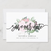 Bloemstuk | Save The Date Aankondiging