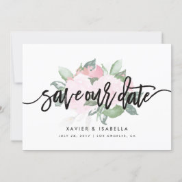 Bloemstuk | Save The Date Aankondiging