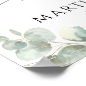 Bloemstuk ter herdenking van de begrafenis poster (Hoek)