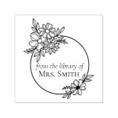 Bloemstuk Uit de Bibliotheek Van Zelfinktende Stempel (Design)