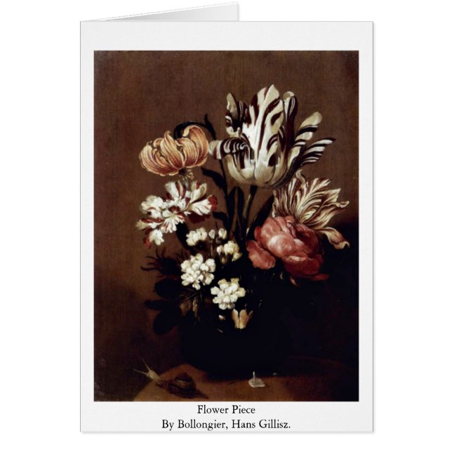Bloemstuk van Bollongier, Hans Gillisz. (Voorkant)