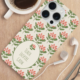 Bloemstuk voor waardering van de leraar iPhone 15 pro case