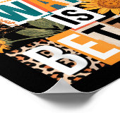 Bloemstuk Zijn Manier Is Better Vlinder Jezus Reli Poster (Hoek)