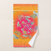 Bloemstukken in een Cirkel Bad Handdoek (Handdoek)