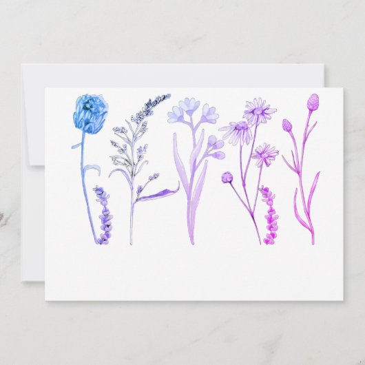 Bloemstukken voor bruiloften, feesten en evenement kaart (Voorkant)