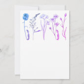 Bloemstukken voor Bruiloften, Feesten & Evenemente Kaart (Achterkant)