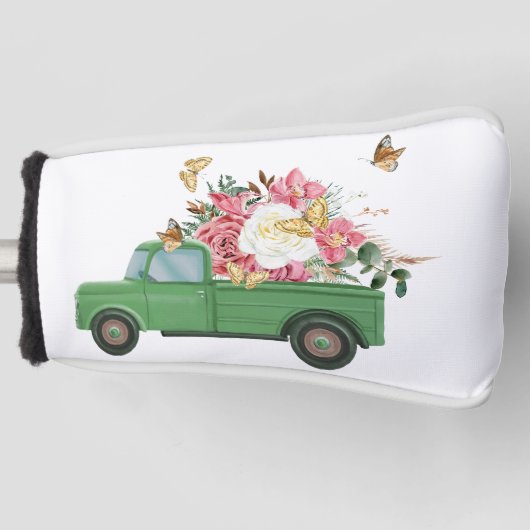 Bloemsublimatieontwerpen Golfheadcover (Voorkant)
