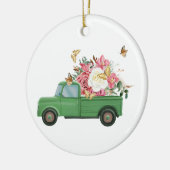 Bloemsublimatieontwerpen Keramisch Ornament (Links)