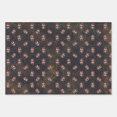 Bloemsuiker schedel Día de los Muertos Inpakpapier Vel (Voorkant 3)