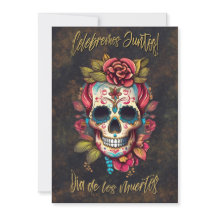Bloemsuiker schedel Día de los Muertos Spaans
