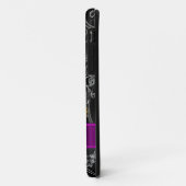 Bloemsuiker schedel en vlinders Case-Mate iPhone case (Achterkant/links)