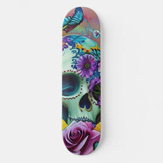Bloemsuiker schedel Modern ontwerp Persoonlijk Skateboard