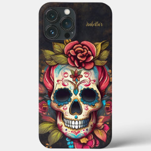 Bloemsuiker schedel Quinceanera Verjaardag Case-Mate iPhone Case