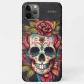 Bloemsuiker schedel zoet 16 Verjaardag Case-Mate iPhone Case (Achterkant)