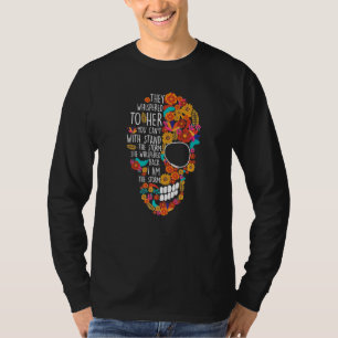 Bloemsuiker Souls Dag Muertos Dag van Dood H T-shirt