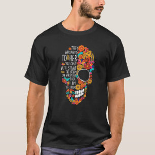 Bloemsuiker Souls Dag Muertos Dag van Dood H T-shirt