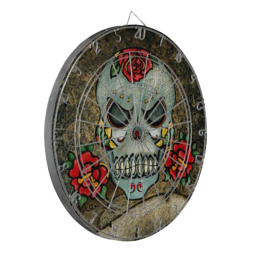 Bloemsuikerriet Dartbord (Voorkant Links)