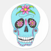 Bloemsuikerriet Ronde Sticker (Voorkant)