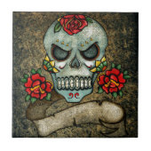 Bloemsuikerriet Tegeltje (Voorkant)