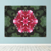 Bloemsymfonie Canvas Afdruk (Insitu (Houten vloer))