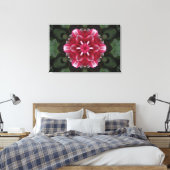 Bloemsymfonie Canvas Afdruk (Insitu (Slaapkamer))
