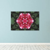 Bloemsymfonie Canvas Afdruk (Insitu (Houten vloer))