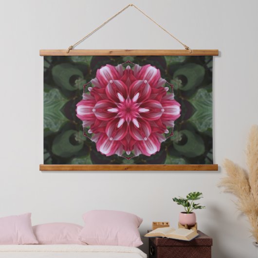 Bloemsymfonie Hangend Wandkleed (Slaapkamer)