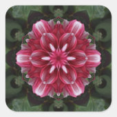 Bloemsymfonie Vierkante Sticker (Voorkant)