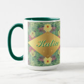 Bloemsymmetrie met naam Mok (Links)