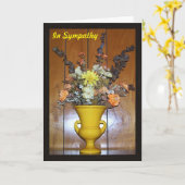 Bloemsympathie Kaart (Gele Bloem)