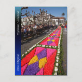 Bloemtapijten op de Azoren Briefkaart (Voorkant)