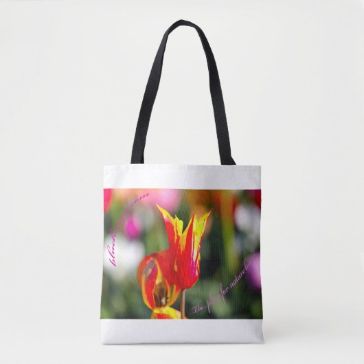 bloemtas tote bag (Voorkant)