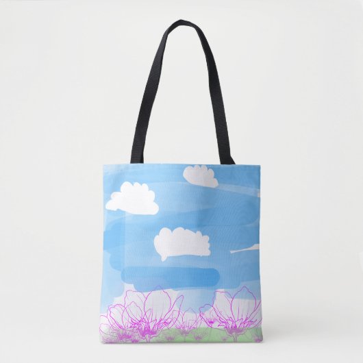Bloemtas van Heidi Tote Bag (Voorkant)