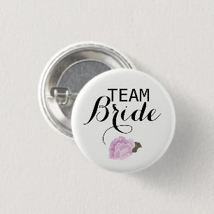 Bloemteam Bride Wedding Pin Buttonnen badges Ronde Button 3,2 Cm
