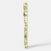 Bloemtegels in groen Case-Mate iPhone case (Achterkant / Links)