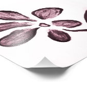 Bloemtekening Foto Afdruk (Hoek)
