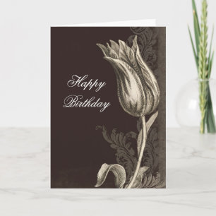  bloemtekening verjaardagsfeest wenskaart kaart